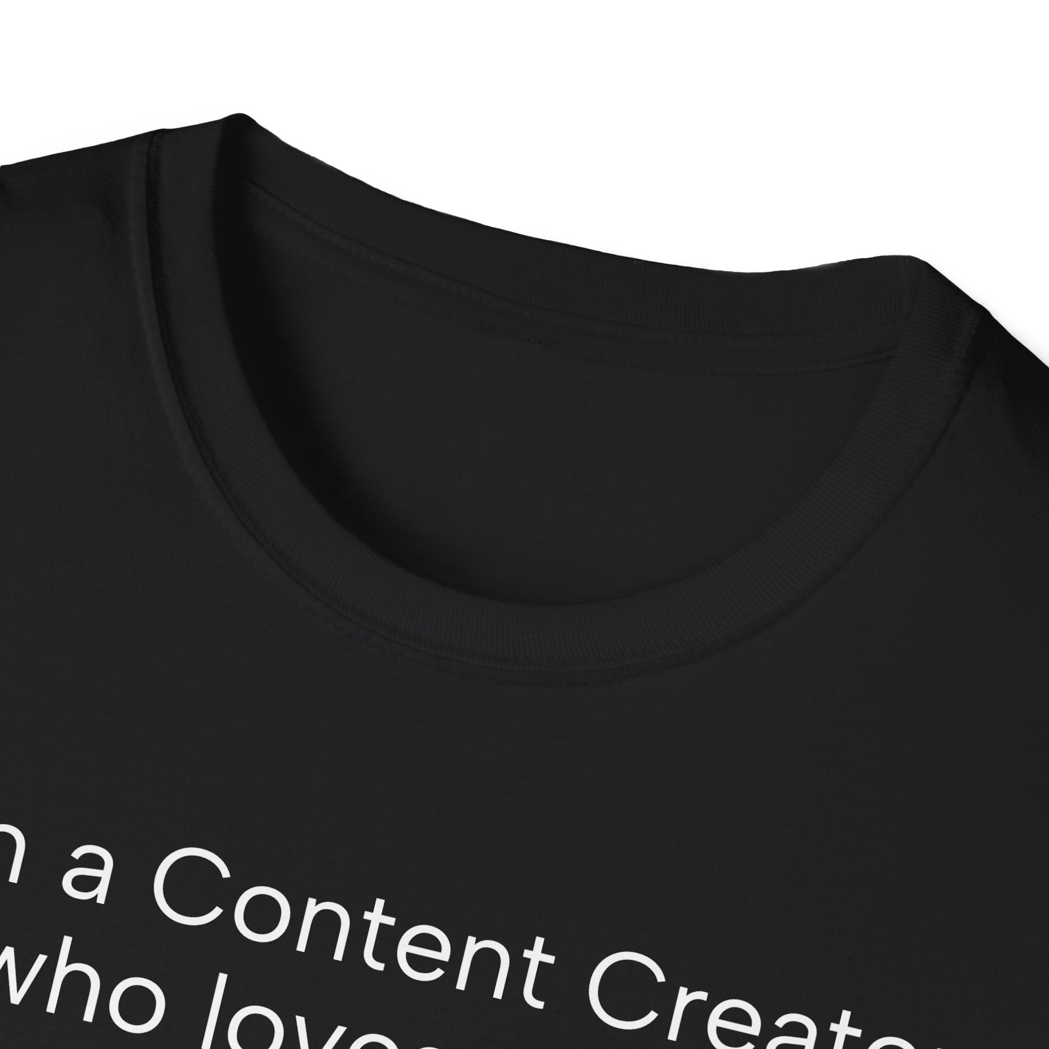Content Creator Who Loves Jesus T-Shirt — "I am a Content Creator who loves Jesus and helps build brands."