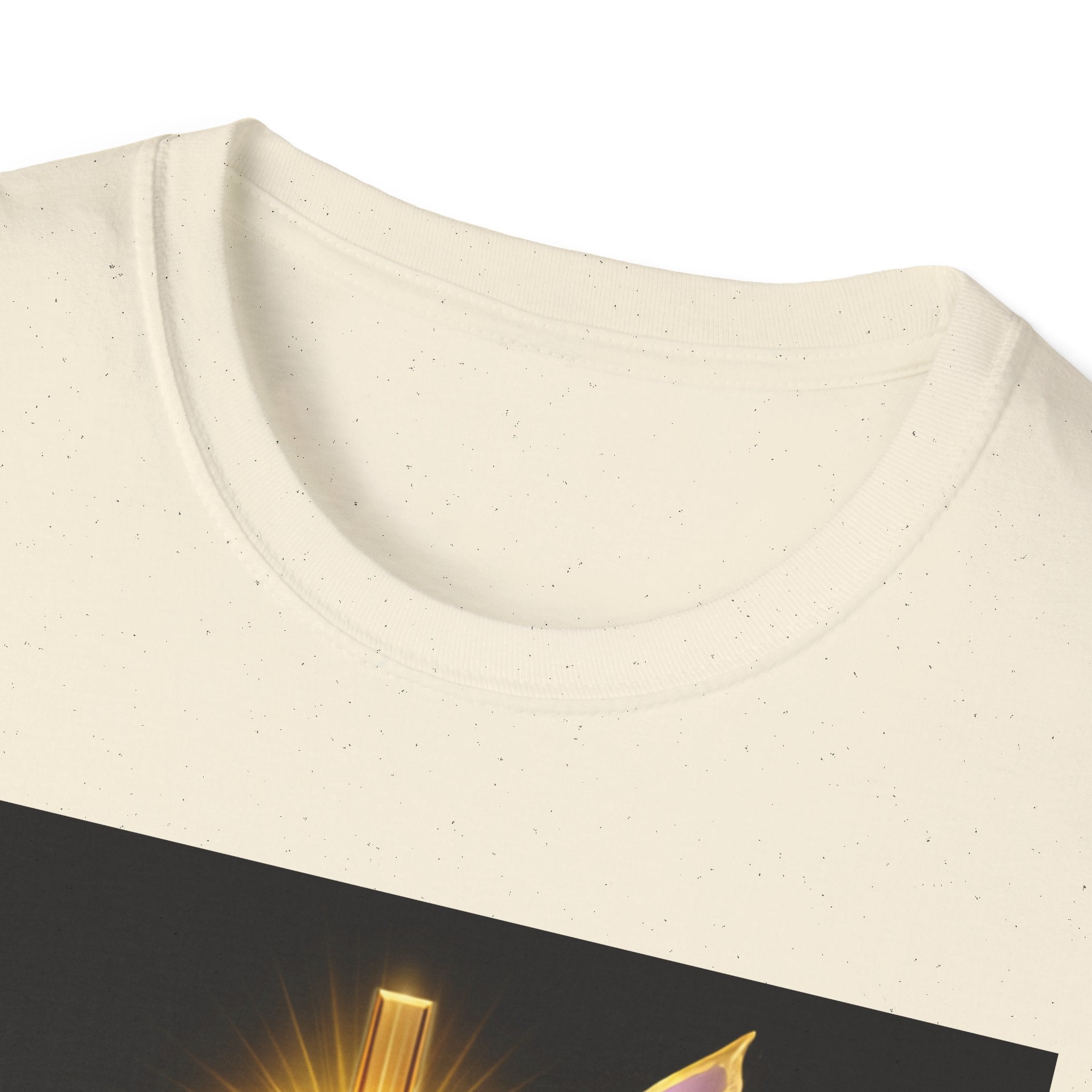 Glow with Purpose T-Shirt — Inspirational Butterfly Cross Graphic