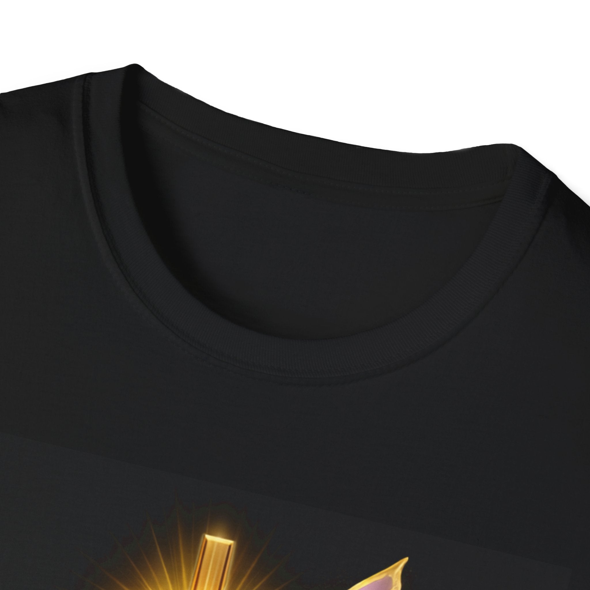 Glow with Purpose T-Shirt — Inspirational Butterfly Cross Graphic